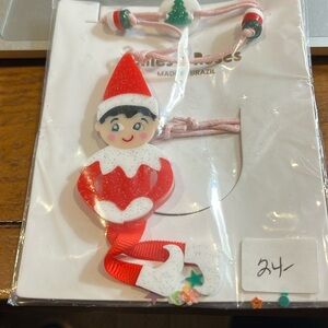 Christmas necklace.Any little girl would love this to wear this.